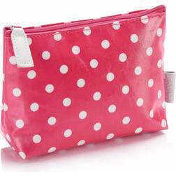 Victoria Green Polka dot make-up bag