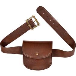 Widmann Gürteltasche Cowboy und Mittelalter Faschings-Accessoire braun