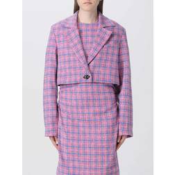 Ganni Blazer Woman colour Orchid