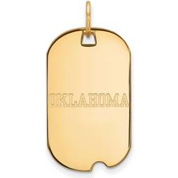 LogoArt Women's Iowa Hawkeyes Gold Plated Dog Tag