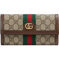 Gucci Ophidia GG continental Wallet - Beige/Ebony