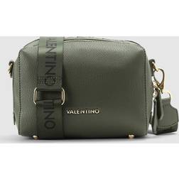 Valentino Bags Womens Pattie Crossbody Zip With Logo Strap In Militaire/Multi