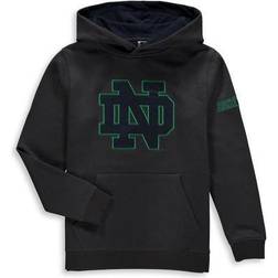 Colosseum Youth Charcoal Notre Dame Fighting Irish Big Logo Pullover Hoodie