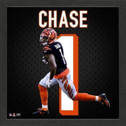 Highland Mint Ja'Marr Chase Cincinnati Bengals 13'' x Jersey Impact Frame