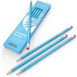 Classmaster HB Graphite Pencils with Eraser 12-pack