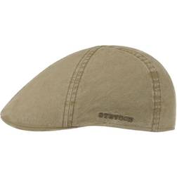 Stetson Texas Organic Cotton Flat Cap Men Dark Beige 6 3/4-6 7/8