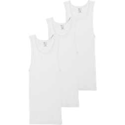 Jockey Cotton Big Man A-shirt Tank 3-pack - White