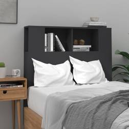 vidaXL Cabinet Black Headboard