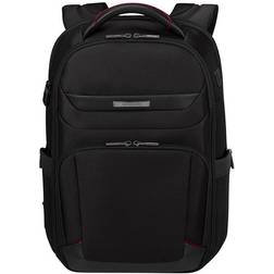 Samsonite Laptop-Rucksack SA2100 15,6 Zoll Ballistisch Nylon, Leder Details, Recyceltes Polyester 32 x 15 x 42 cm Schwarz