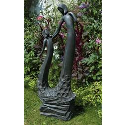 Solstice Sculptures Mothers Love 81Cm Ebony Effect Figurine