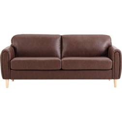 Lifestyle Solutions Serta Dublin Brown Sofa 198.9cm 3 Seater