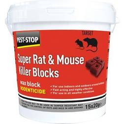 Pest-Stop Pelsis Group PRCPSWB04 Super Rat & Mouse Killer Wax