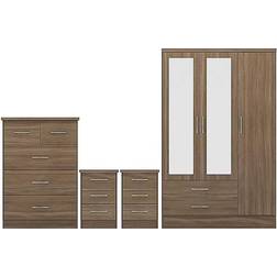 Freemans Nevada 3 Wardrobe 116x182.5cm 3pcs