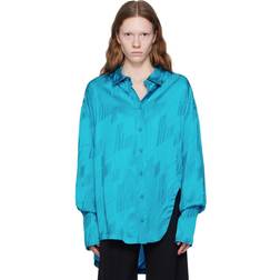 The Attico Shirt Woman colour Turquoise