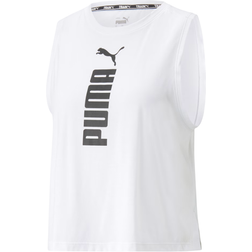 Puma Women's Fit Tri-blend Training Tank Top - White