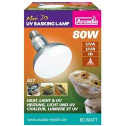 Arcadia D3 Uvb Basking Lamp 80 Watt