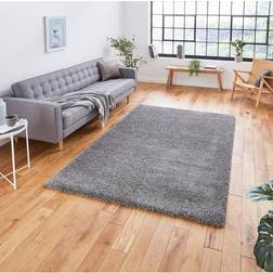 Think Rugs Sierra 9000 Shaggy Grey 80x150cm