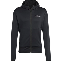 adidas Terrex Xperior Light Fleece Hooded Jacket - Black