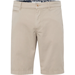 Brax Bari Cotton Gab Classic Sporty Chino Bermuda Dress Shorts - Rye