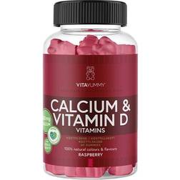 VitaYummy Calcium & Vitamin D Raspberry Gummies 60 pcs