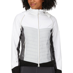 Regatta Women's Steren Hybrid Jacket - White Cyberspace Seal /Grey Black