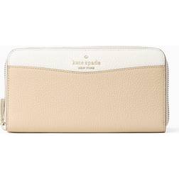 Kate Spade leila large continental wallet light sand warm ginger pick