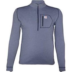 Carhartt Men's Base Force Heavyweight Quarter-Zip Navy Heather