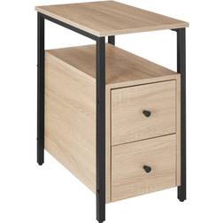 tectake Tullamore Oak Sonoma Bedside Table 49.5x30cm