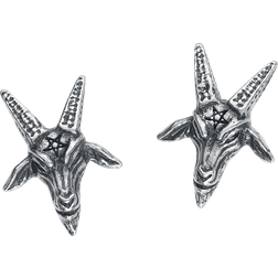 Alchemy Gothic Baphomet Ear Studs