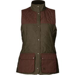 Härkila Retrieve vest Women Dark warm olive/Burgundy