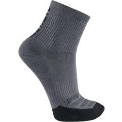 Carhartt Force Midweight Logo Short Crew Sock 3-Pack Carbon Heather