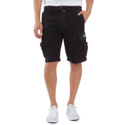 Unionbay Survivor Men's Belted Cargo Shorts - Black