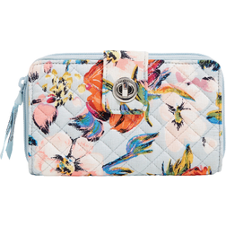 Vera Bradley RFID Turnlock Wallet - Sea Air Floral