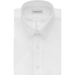 Van Heusen Short Sleeve Oxford Shirt - White