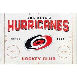 Open Road Brands Carolina Hurricanes 15.2'' x 22.8'' Rink Canvas