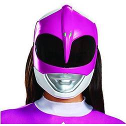 Disguise Women's Pink Ranger Mask, One Adult