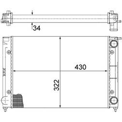 Mahle Motorkühlung Original CR 343