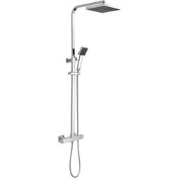 Nuie Thermostatic Square Shower With Kit