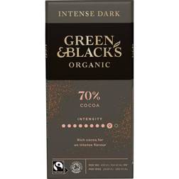 Green & Black's Organic Dark Chocolate 70% 90g