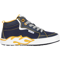 Geox Alphabeet High Top - Navy/Yellow