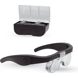 LightCraft Pro LED Magnifier Glasses with 4 Lenses