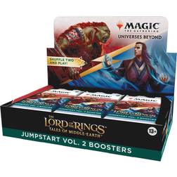 Wizards of the Coast Magic Lord Rings: Tales Middle-Earth Jumpstart Vol. 2 Booster Box 18 Packs 2-Player Fantasy Card Game