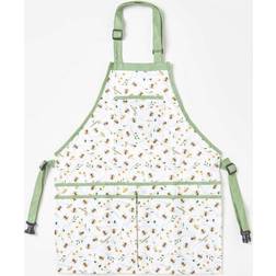 Homescapes Floral Bee Apron White