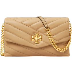 Tory Burch Kira Chevron Chain Wallet - Desert Dune