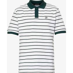 Billionaire Boys Club White Striped Polo WHITE STRIPE