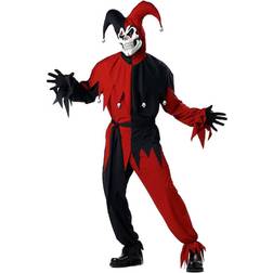 California Costumes The Evil Jester Red/Black Costume