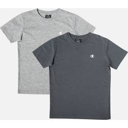 Champion 2PK Crew Ts Jn99 Grey