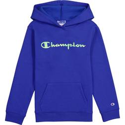 Champion Little Girl's Powerblend Blend Fleece Hoodie - Aztec Blue