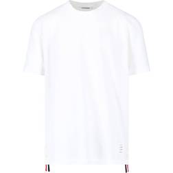 Thom Browne Pique Classic Short Sleeve Tee in White White. also in 1 White