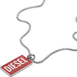 Diesel Logo Stainless Pendant Dx1368040